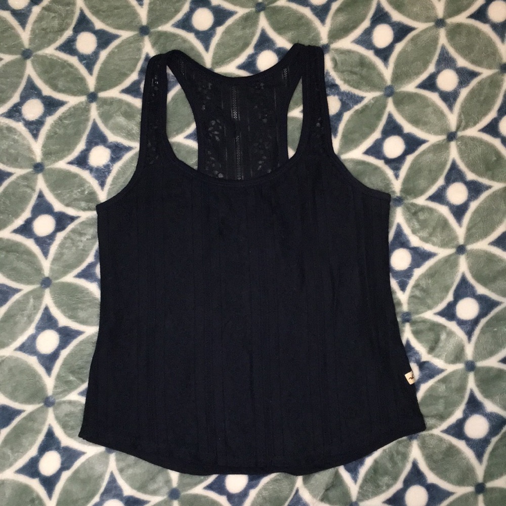 Hollister Navy Blue Racerback Tank Top